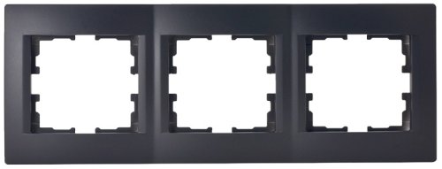 Рамка горизонтальная Lezard Karina 3-м. черный бархат фото Рамка горизонтальная Lezard Karina 3-м. черный бархат картинка